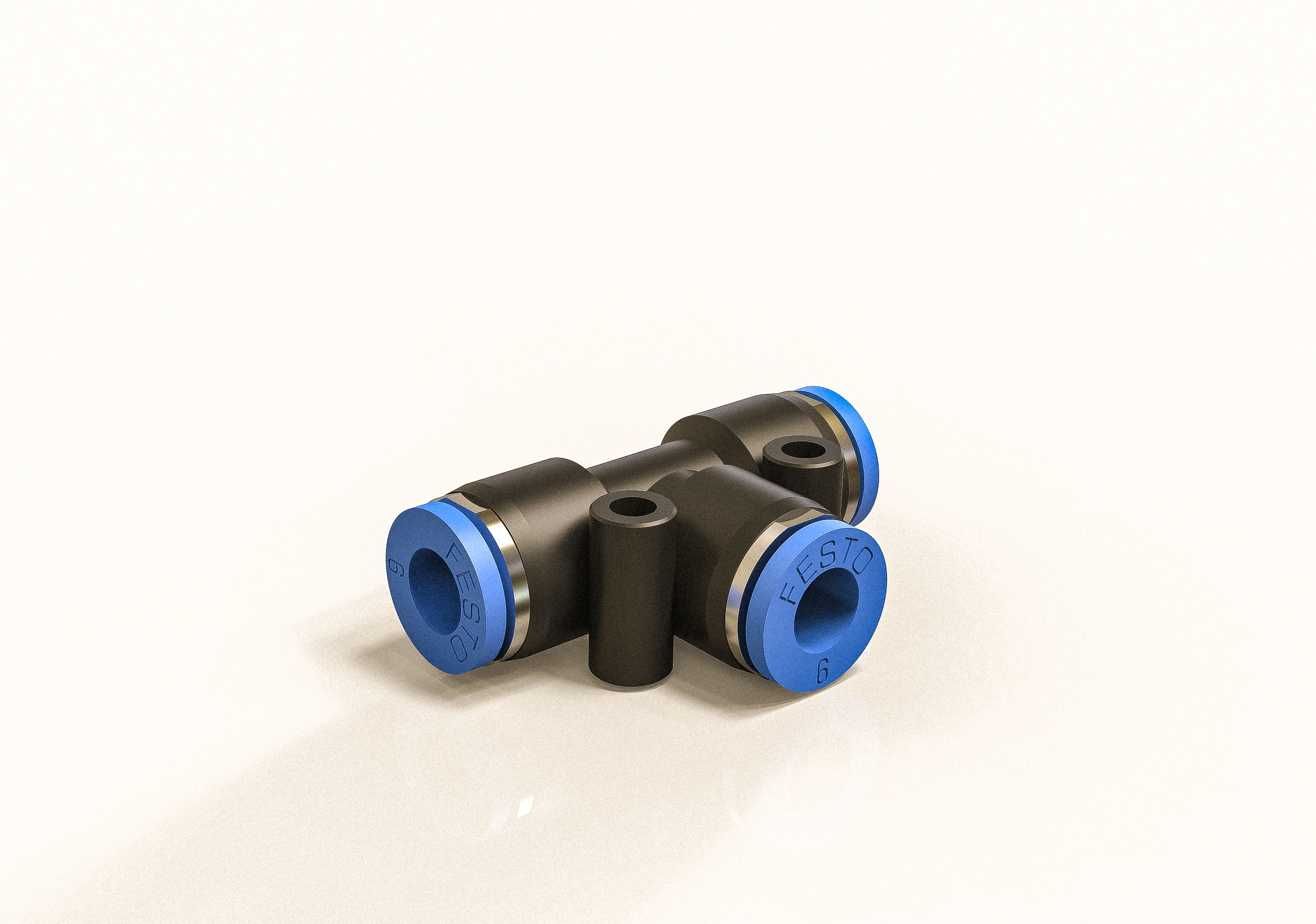 三通连接器气动接头毫米